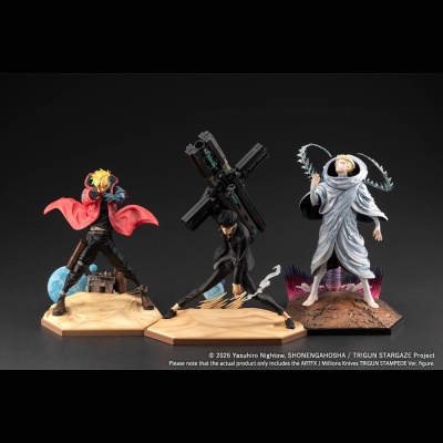 KOTOBUKIYA -- TRIGUN STARGAZE -- MILLION KNIVES TRIGUN STAMPEDE ARTFXJ 1/8